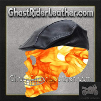 Mens Leather Driving Cap / SKU GRL-AC25-DL