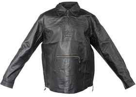 Leather Shirt - Men's - Pullover - Zipper Sides - MJ770-DL