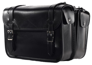 Saddlebags  - PVC - Zip Off - Motorcycle Storage - SD4072-PV-DL