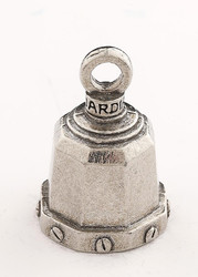 Billet - Pewter - Motorcycle Guardian Bell - Made In USA - SKU GB-BILLET-DS
