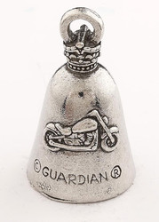 Keep Calm And Ride On - Pewter - Motorcycle Guardian Bell® - Made In USA - SKU GB-KEEP-CALM-DS