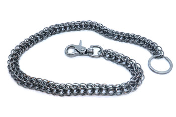 27" - Wallet Chain - Gun Metal - Key Chain Leash - Chain Link - WC17614-DS