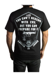 Men's Biker T-shirt - Locked and Loaded - Defend The 2nd - MT161-DS