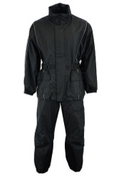 Rain Suit - Men's - Waterproof - Motorcycle - Black - DS589-DS