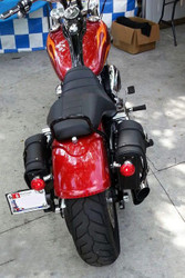 Swing Arm Bag - PVC - Left -  Motorcycle Storage - SAB4095-DL