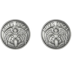 Biker Pin Pack of Two Pins - Biker Angel - Accessories - PNS1-DL