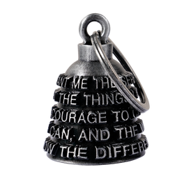 Motorcycle Ride Bell - 3D - Serenity Prayer - Spirit Bell - Gremlin - DBL90-11-DL