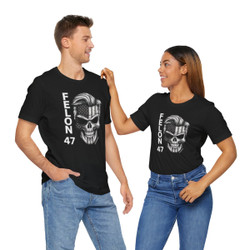 Felon 47 - Trump 2024 - #TRUMP2024 - Grayscale - Unisex - Jersey Short Sleeve Tee - T-Shirt