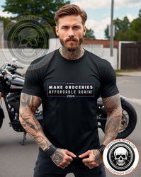 Make Groceries Affordable Again - Vote Trump 2024 - Election - Unisex Heavy Cotton Tee