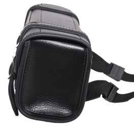 Motorcycle Tool Bag - PVC - Black and Brown - Fork Bag - 12 Inch - TB3041-10-DL