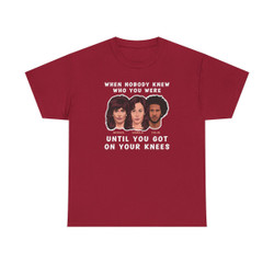 When Nobody Knew Who You Were - Knees - Monica Kamala Colin - Dark T-Shirts - Unisex Heavy Cotton Tee