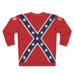 Stars and Bars - Confederate - CSA - Rebel Flag - Red - Unisex Sweatshirt
