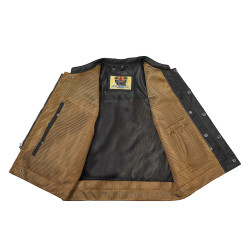 Mesh Vest - Men's - Olive Soul - Motorcycle Club - Up To 6XL - Blaze - OLIVE-SOUL-RC