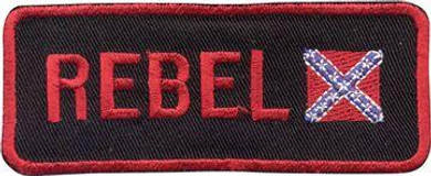 Confederate Flag Patch - Rebel Flag Patch - Small - PAT-E781-DL