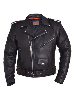 Ultra Leather Motorcycle Jacket - Men's - Biker Jacket - 312-00-UN