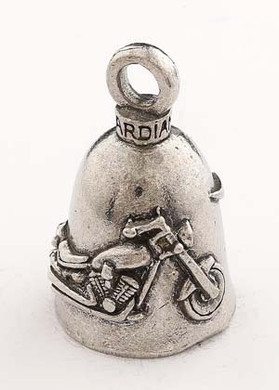 Chopper - Pewter - Motorcycle Guardian Bell - Made In USA - SKU GB-CHOPPER-DS