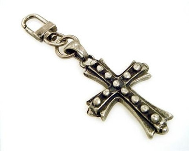 Clip On - Cross - Knight Hack Plating - Add To Your Wallet Chain and More - K-BOLT15P-DS