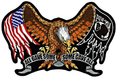 All Gave Some - Some Gave All - POW MIA - Vest Patch - Small - PPA1860-HI