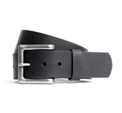 Leather Belt - Men's - Black - 1.75" Wide - FIMB16001-FM