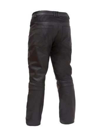 Leather Pants - Men's - Jean Style - Motorcycle - FIM834CSL-FM