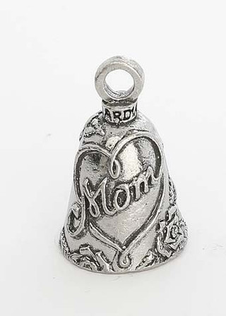 Mom - Mother - Pewter - Motorcycle Guardian Bell® - Made In USA - SKU GB-MOM-DS