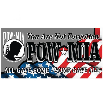Microfiber Towel - POW MIA - American Flag - SPOWFT-DS. Our heroes are not forgotten!