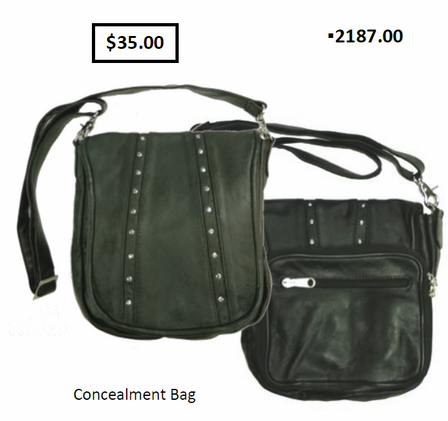 Leather Handbag - Concealed Carry - Women's - Purse - 2187-00-UN