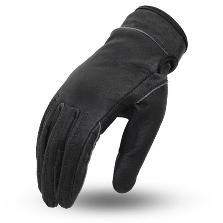 Leather Motorcycle Gloves - Men's - Unlined - Marfa - Biker - FI206-FM