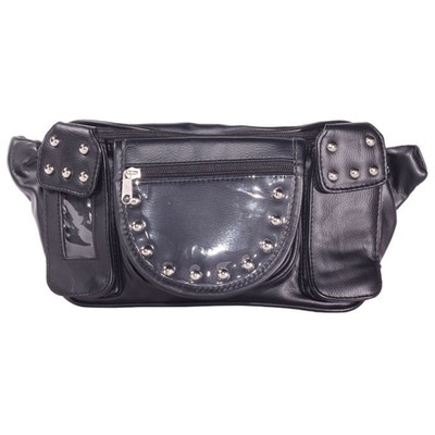 Motorcycle Magnetic Tank Bag - PVC - Studs - TB3038-PV-DL