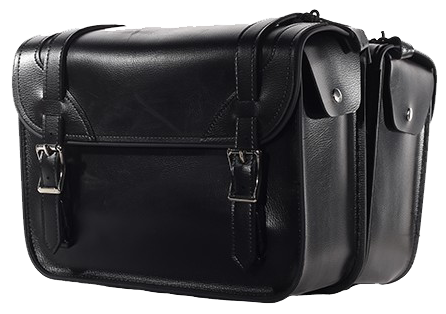 Saddlebags  - PVC - Zip Off - Motorcycle Storage - SD4072-PV-DL