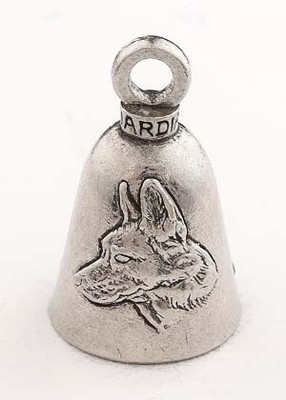 German Shepherd Dog - Pewter - Motorcycle Guardian Bell® - Made In USA - SKU GB-GERMAN-SHEP-DS