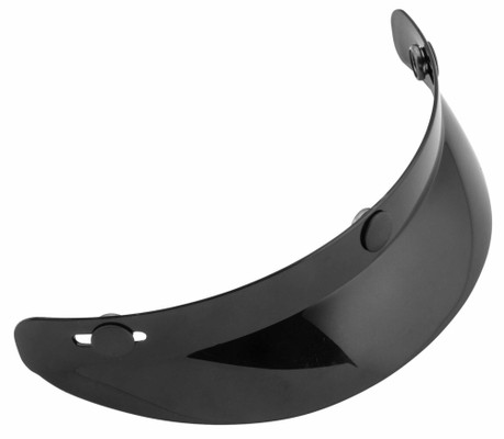 3 Snap Universal Shorty Visor - Smoke - Helmet Accessories  - 01-002-DS