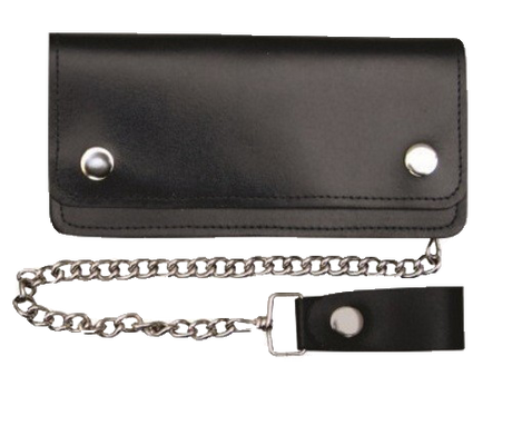 Leather Chain Wallet - 6 Inch Bifold - AL3201-AL