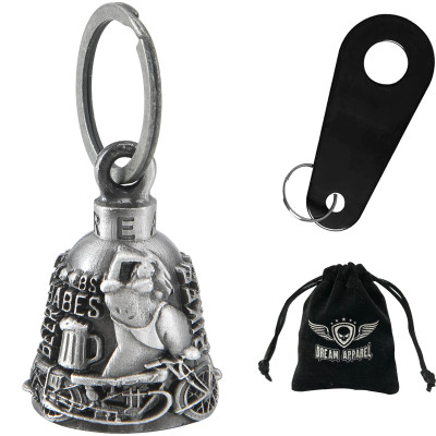 Motorcycle Ride Bell - 3D - Bikes Boobs Babes Beer - Spirit Bell - Gremlin - DBL22-11-DL