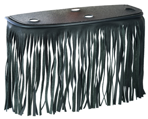 Motorcycle Floor Boards - Large - Leather - Fringe - Motorcycle Accessories - B1005-DS