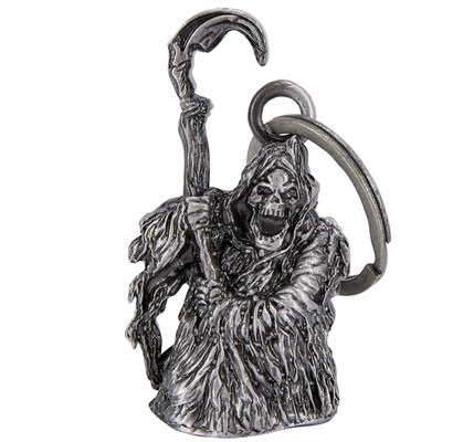 Motorcycle Ride Bell - 3D - Grim Reaper Skull - Spirit Bell - Gremlin - DBL76-11-DL