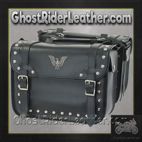 Swing Arm Bag - PVC - Right - Studs - Motorcycle Storage - SD4093 