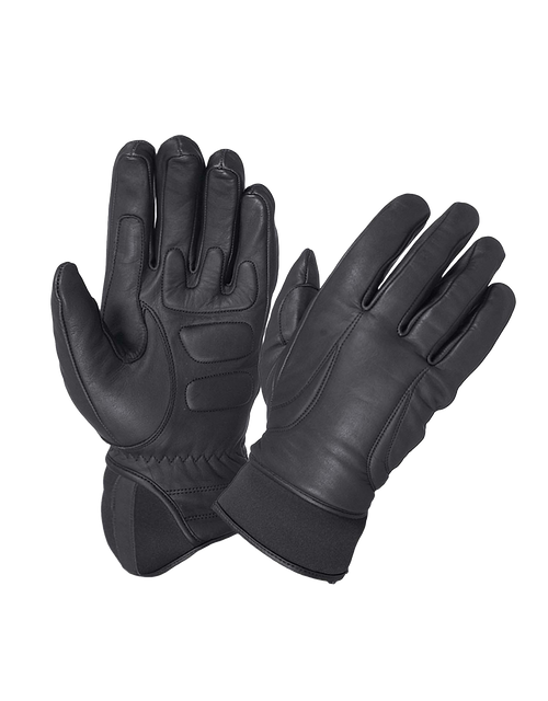 Leather Gloves - Men's - Full Finger - Waterproof Lining - 8254-00-UN