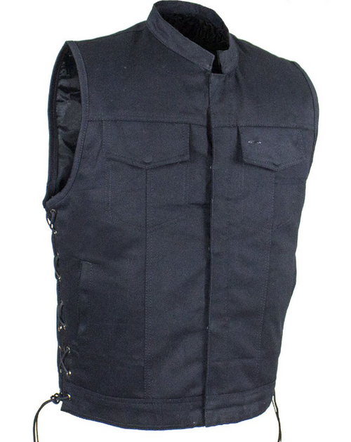 21oz Selvedge Denim Modified Type III Vest - Indigo Overdyed Black – Iron  Shop Provisions