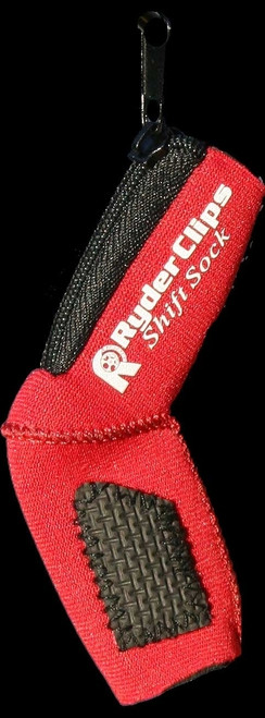 Neoprene Shift Sock - Red- Motorcycle Accessories - SS-RED-DS