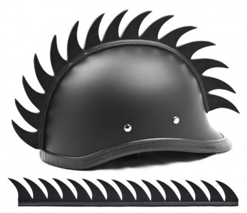 Fun Helmet Mohawk Accessory/Cover for Kids and Adults