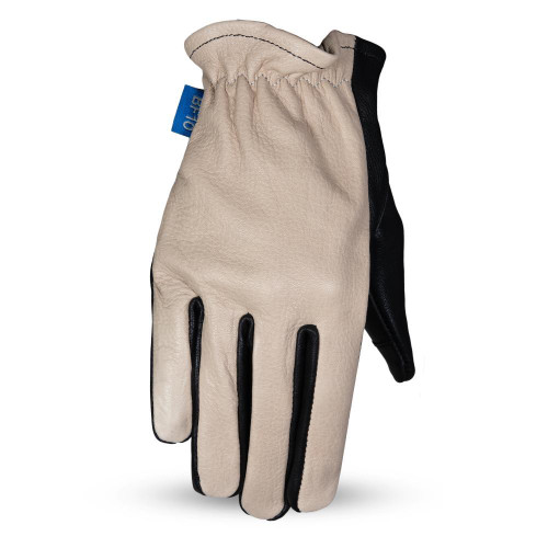 Leather Motorcycle Gloves - Women's - Roper - Oil Sand - BF301-FM