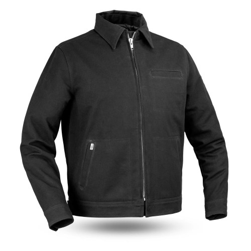 Canvas Motorcycle Jacket - Men's - Up To 5XL - Hanover - FIM252CNVS-FM