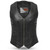 Leather Motorcycle Vest - Women's -  Whiskey or Black - Savannah - FIL544SDM-FM