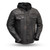 Leather Motorcycle Jacket - Men's - Black / Olive - Vendetta - FIM276SDTZ-FM
