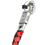 Get Back Whip - Black and Red Leather - With Pool Ball - 36 Inches - GBW6-BB-36-DL