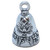 Lotus - Pewter - Motorcycle Guardian Bell® - Made In USA - SKU GB-LOTUS-DS