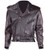 Embossed Eagle Retro Brown Motorcycle Jacket with Side Laces and Live To Ride - SKU MJ703-09-DL