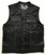 Leather Motorcycle Vest - Men's - Black Paisley Liner - Big Sizes - 4X 5X 6X 7X 8X - 6665-00-UN