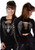 Women's V-Neck Shirt - Dark Angel Long Sleeve - 7197BLK-DS